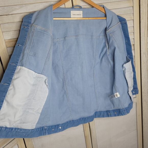 Vince Camuto Long Sleeve Jean Trucker Jacket Women’s Size Small Soft Denim 4 / 6 - Picture 8 of 10